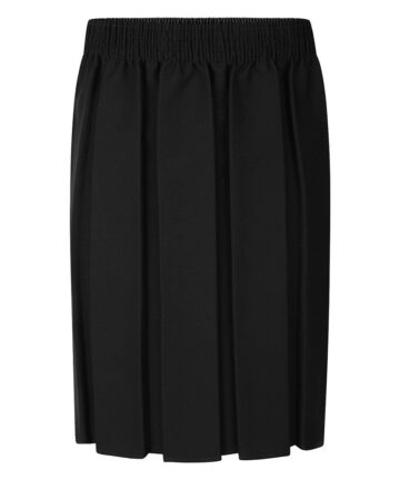 Black Boxpleat Skirt