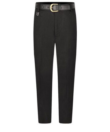 Men's Fixed Waist Trousers - Charcoal