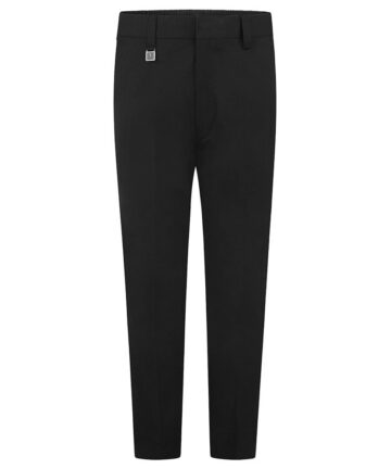 Slim Fit Boys Trousers - Black