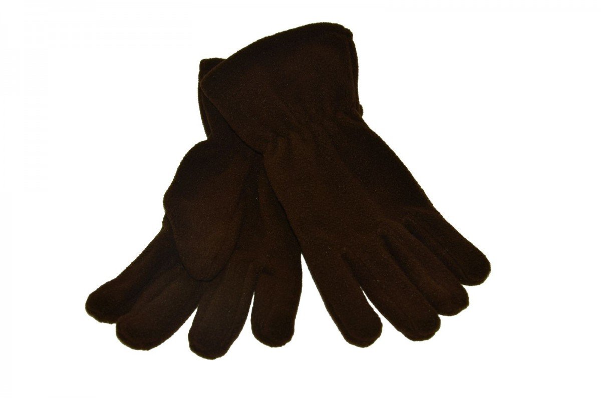 Brown Fleece Gloves