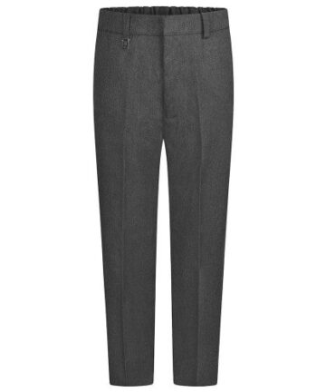 Waist Adjuster Boys' Trousers - Grey