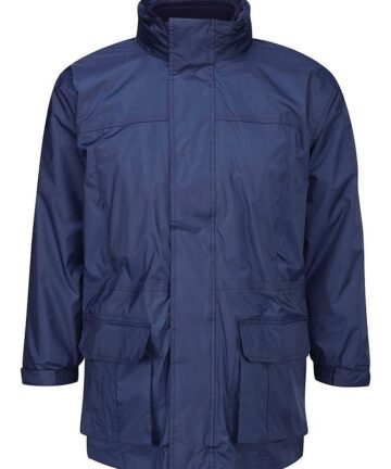 Plain 3 - 1 Unisex Dark Navy Blue Coats - For All Conditions