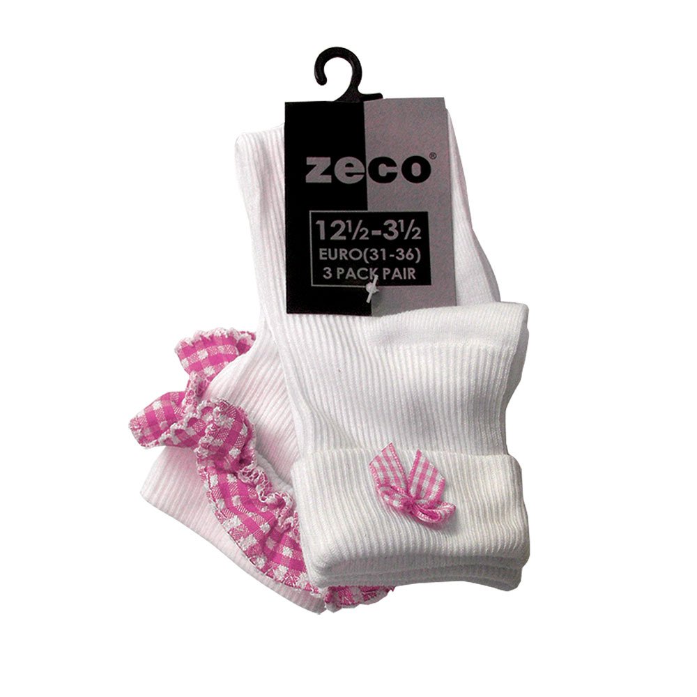 Pink Gingham Socks