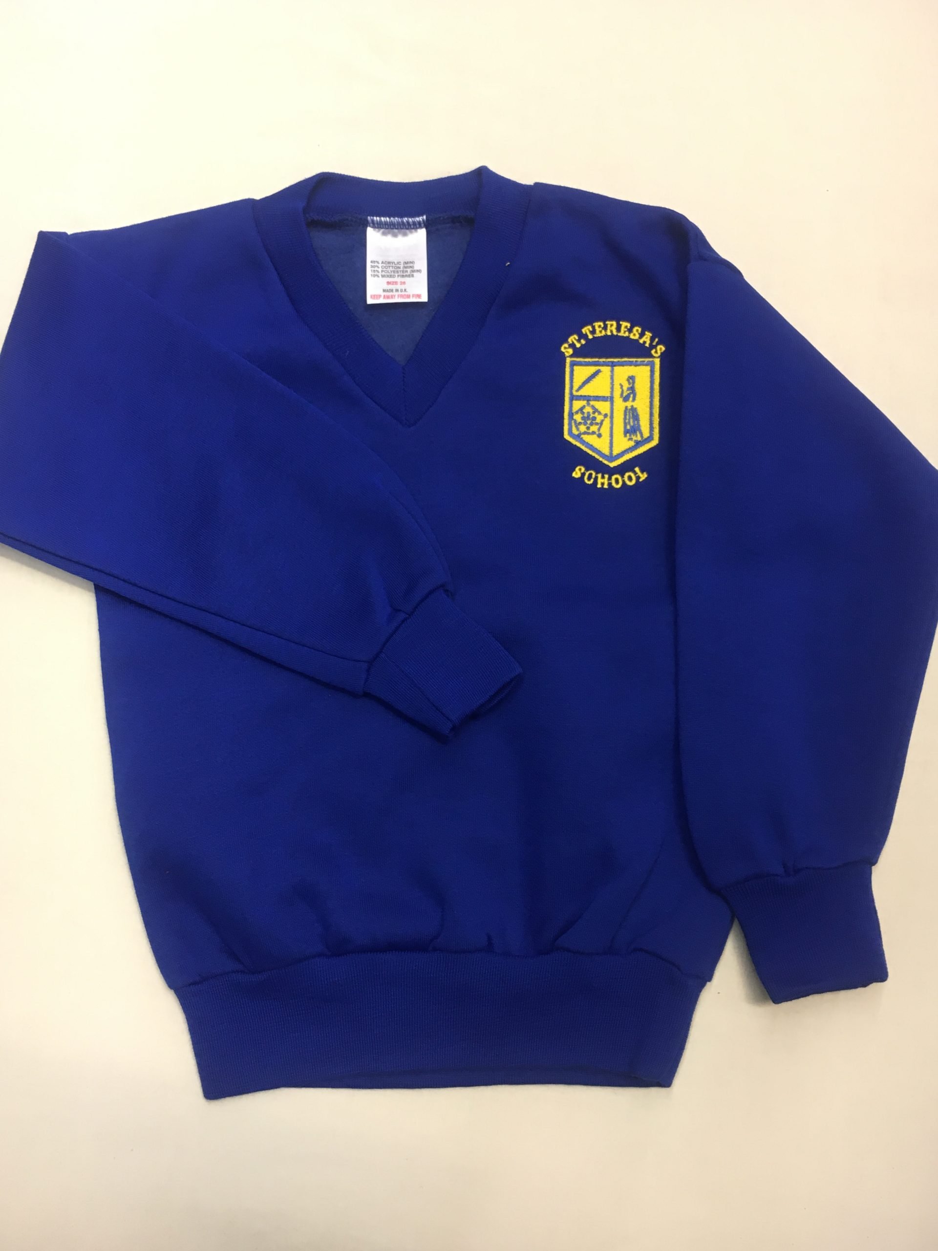 St Teresa's V-Neck Sweatshirt