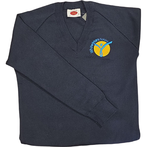 school-knited-v-neck-jumper